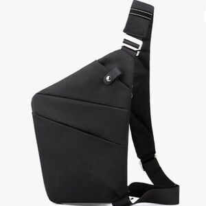 Anti-theft Sling Unisex Bag Black
